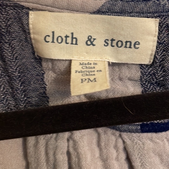 Checkered sweater top- Cloth & Stone - Picture 5 of 6